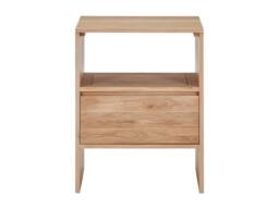 Vente-unique Solid Oak Vanity Unit - Light Natural - 60 Cm - CAVIZO in Light Oak - thumbnail 2