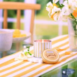 Heart and Home Tin Soy Wax Candle - Someone Special (Summer Bliss) in Cool White - thumbnail 2