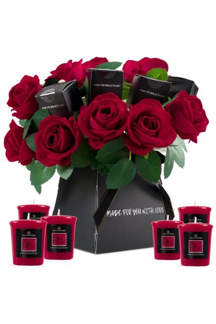 Deco Express Red Rose Candles set - image 1
