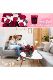 Deco Express Red Rose Candles set - thumbnail 2