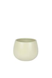KDMD Matt Cream Hortus London Pot 14.5x14cm 2 Pack - Size: 14.5x14 cm