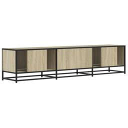 Berkfield Home TV Cabinet Sonoma Oak 180x35x41 cm Engineered Wood in Light Oak - Size: 180 x 35 x 41 cm - thumbnail 6