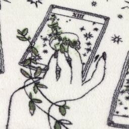 Furn Celestial Stories Printed Fleece in Cream - Size: 130 cm x 180 cm - thumbnail 6