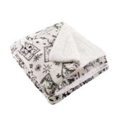 Furn Celestial Stories Printed Fleece in Cream - Size: 130 cm x 180 cm - thumbnail 3