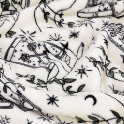 Furn Celestial Stories Printed Fleece in Cream - Size: 130 cm x 180 cm - thumbnail 8