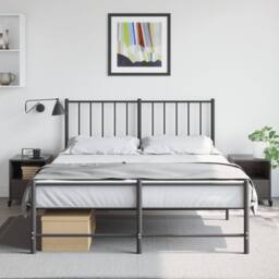 Berkfield Home Bedside Cabinets 2 pcs Black 36x39x43.5 cm Steel - thumbnail 3