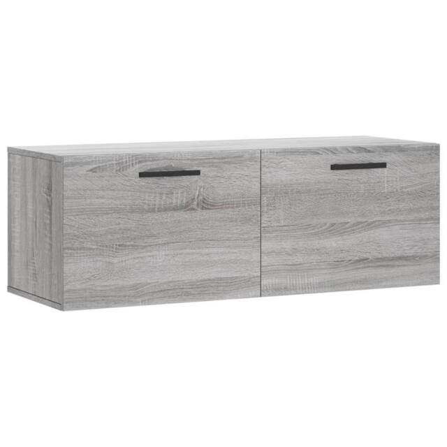 Berkfield Home Wall Cabinet Grey Sonoma 100x36.5x35 cm Engineered Wood - image 1