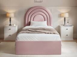 Flair Ava Single Ottoman Bed in Pink - thumbnail 2