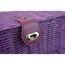 Nordara Storage Basket Purple Resin L - Size: Large - thumbnail 4
