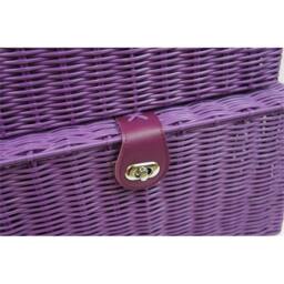 Nordara Storage Basket Purple Resin L - Size: Large - thumbnail 3