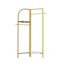 ERGOVEXA Corner Clothing Racks Foldable Stable Heavy Duty Gold Garment Hanger - thumbnail 1