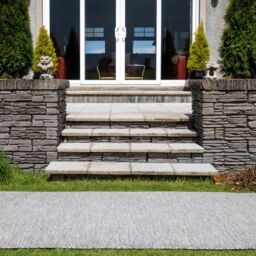 Kukoon Pewter Grey Outdoor, Garden & Patio Area Rug in Mid Grey - Size: 160 cm x 230 cm - thumbnail 4