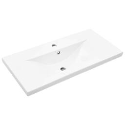 Berkfield Home Bathroom Sink Cabinet with Built-in Basin Old Wood Engineered Wood in Brown - thumbnail 5