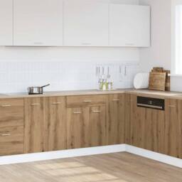 Berkfield Home Durable Drawer Bottom Cabinet Lyon Artisan Oak 60x46x81.5 cm Engi in Brown - thumbnail 2