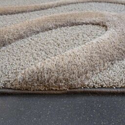 The Rug Shop UK Brown Modern Abstract Brown Easy to Clean Area Rug - Size: 160 cm x 230 cm - thumbnail 6