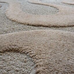 The Rug Shop UK Brown Modern Abstract Brown Easy to Clean Area Rug - Size: 160 cm x 230 cm - thumbnail 2