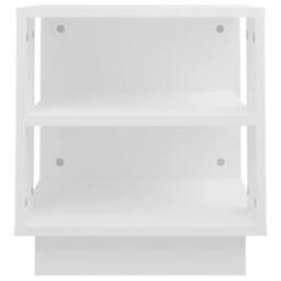 Berkfield Home Coffee Table White 40x40x43 cm Engineered Wood - Size: 40 x 40 x 43 cm - thumbnail 6