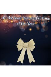 VFM e-Store Tinsel Bow Christmas Decoration X 1 37cm x 49cm x 13cm Champagne in Ivory - Size: 37 cm x 49 cm x 13 cm - thumbnail 3