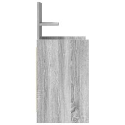 Berkfield Home Bedside Cabinet with 2 Drawers Grey Sonoma 38x34x80 cm - Size: 38 x 34 x 80 cm - thumbnail 7