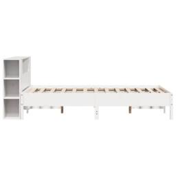 Berkfield Home Decorative Bookcase Bed without Mattress White 135x190 cm Double - thumbnail 5