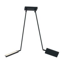 Netlighting BOOK LED 2 Light Semi Flush Light Black 2600lm 3200K 85x16x15200cm - Size: 85 x 16 x 15200 cm - thumbnail 1