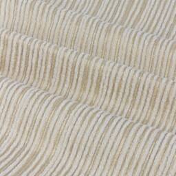 Paoletti Jupiter Chenille Jacquard Eyelet Curtain Pair in Off-White - Size: 168 cm width x 229 cm drop - thumbnail 6