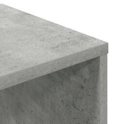 Berkfield Home Book Cabinet Concrete Grey 34x31x112 cm Engineered Wood - Size: 34 x 31 x 112 cm - thumbnail 7