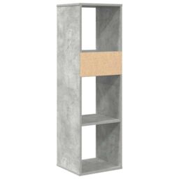Berkfield Home Book Cabinet Concrete Grey 34x31x112 cm Engineered Wood - Size: 34 x 31 x 112 cm - thumbnail 6