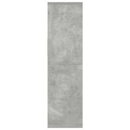 Berkfield Home Book Cabinet Concrete Grey 34x31x112 cm Engineered Wood - Size: 34 x 31 x 112 cm - thumbnail 5
