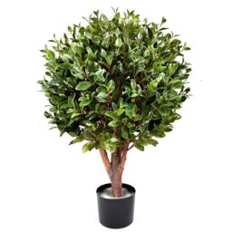 Leaf Artificial Topiary Gloxinia Single Ball Topiary 1608 Leaves UV PROTECTED OUTDOOR Botanik in Green - thumbnail 1