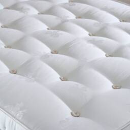 Bedmaster Grayson Wooden Ottoman Storage Bed & 2000 Pocket Sprung Mattress in White - Size: Double - thumbnail 6