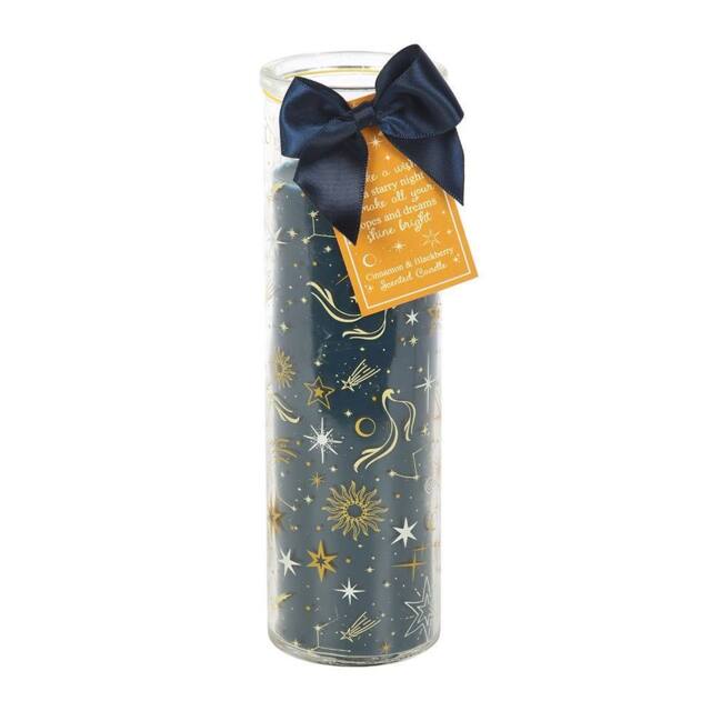 Something Different Starry Night Cinnamon & Blackberry Tube Candle in Black - image 1