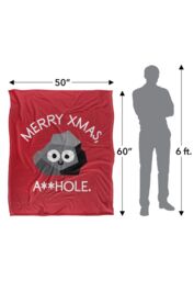 David Olenick Sock It To 'Em Silky Touch Super Soft Throw Blanket 152 X 127 cm in White - thumbnail 5