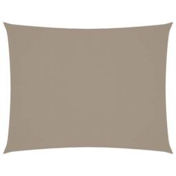 Berkfield Home Sunshade Sail Oxford Fabric Rectangular 5x6 m Taupe - thumbnail 2