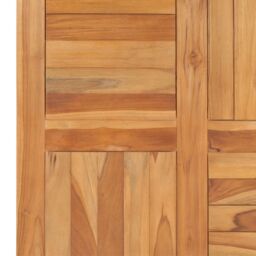 Berkfield Home Table Top Solid Teak Wood 70x70x2.5 cm in Brown - thumbnail 4