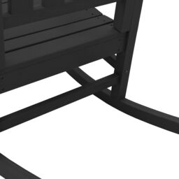 Berkfield Home 3 Piece Garden Lounge Set Black HDPE - thumbnail 7