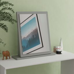Ready Assembled 2 U Albert Mirror (Ready Assembled) in Dark Grey