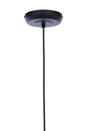 Orsina 6 Bulb Black Pendant Light, Hanging Light With Six Suspended Bulbs, Overhead Lighting For Modern Interiors - thumbnail 5
