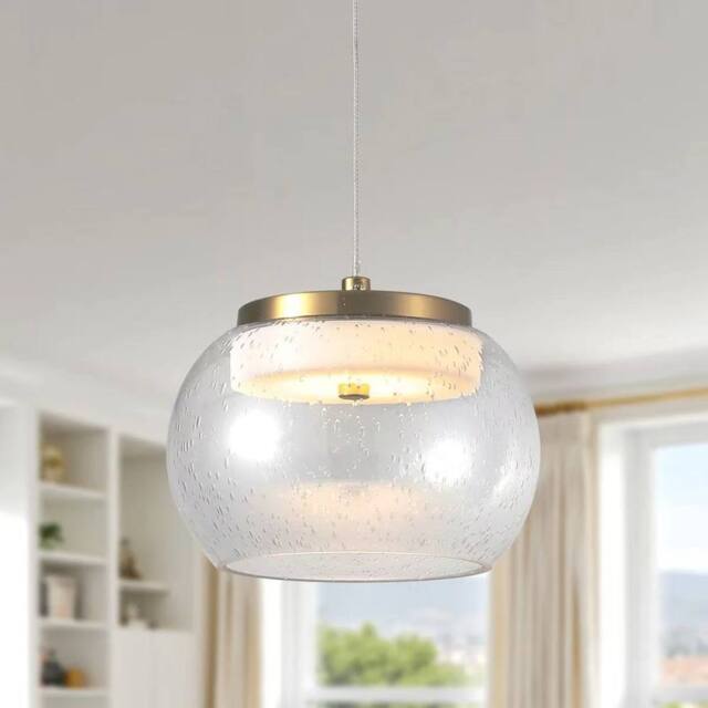 Garwarm Cleckler 1 - Light LED Glass Pendant Light - image 1