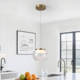 Garwarm Cleckler 1 - Light LED Glass Pendant Light - thumbnail 2