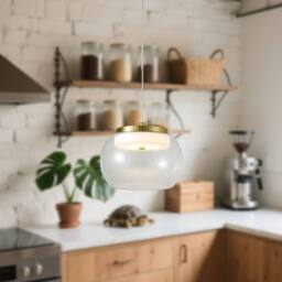 Garwarm Cleckler 1 - Light LED Glass Pendant Light - thumbnail 4