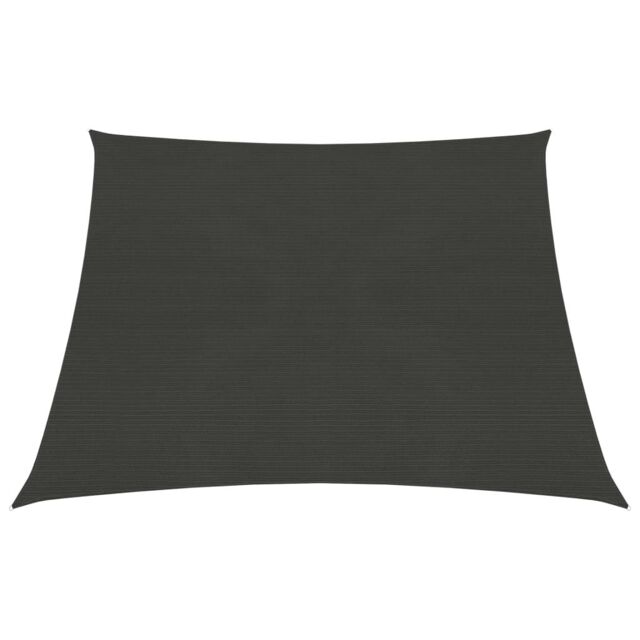 Berkfield Home Sunshade Sail 160 g/m ² Anthracite 3/4x2 m HDPE in Black - image 1