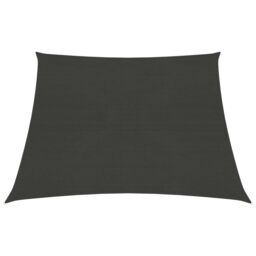 Berkfield Home Sunshade Sail 160 g/m ² Anthracite 3/4x2 m HDPE in Black - thumbnail 1