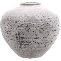 Wyld Haus Sunvale Large Weathered Stoneware Ceramic Vase in Stone - thumbnail 2