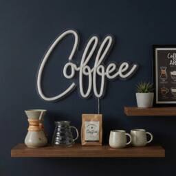 Garden Greatness Coffee Wall Hanging Neon Sign - thumbnail 2