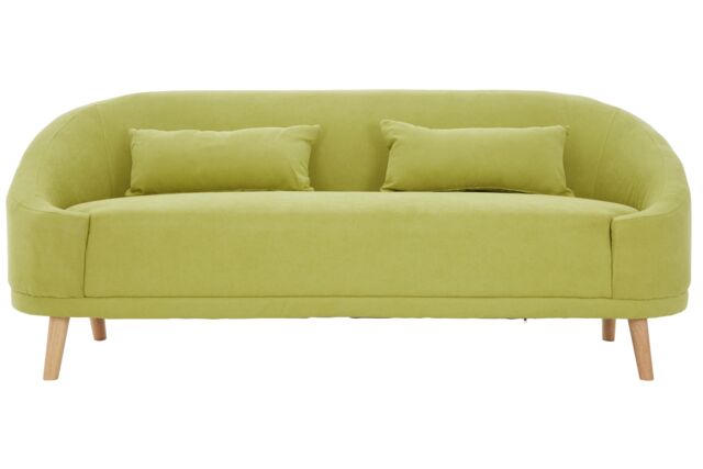 Orsina Comfortable Linen Sofa, Contemporary Seater Sofa For Livingroom, Stylish Mid Century Sofa For Bedroom in Green - image 1