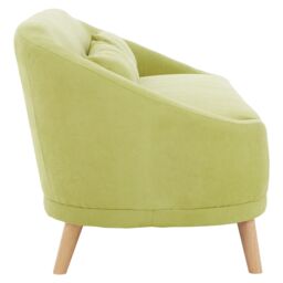 Orsina Comfortable Linen Sofa, Contemporary Seater Sofa For Livingroom, Stylish Mid Century Sofa For Bedroom in Green - thumbnail 5