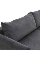 206cm W 3-Seater Corduroy Sleeper Sofa Bed - thumbnail 4