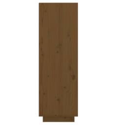 Berkfield Home Shoe Cabinet Honey Brown 30x34x105 cm Solid Wood Pine - Size: 30 x 34 x 105 cm - thumbnail 4