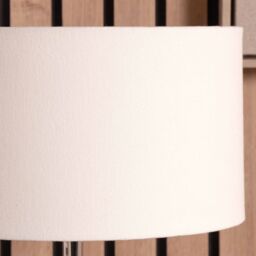 Ruma White Cylinder Cotton Lamp Shade for Table Lamps & Floor Lamps - Size: 14 inches - thumbnail 2